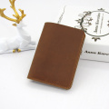 Brown Leather Card Holder Wallet